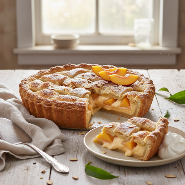 Creamy Peach Dream Pie recipe