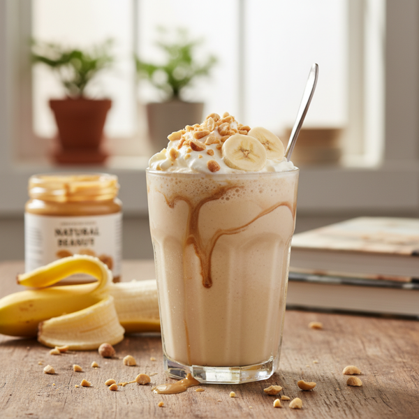 Creamy Peanut Butter Banana Bliss Shake recipe