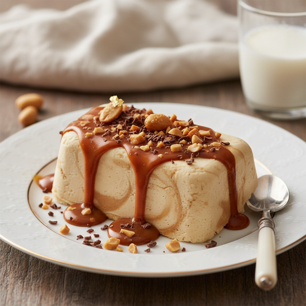 Creamy Peanut Butter Delight Semifreddo recipe