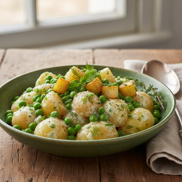 Creamy Peas and Potatoes Delight recipe