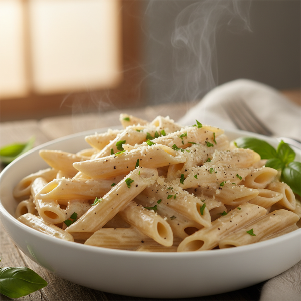 Creamy Penne Alfredo Delight recipe