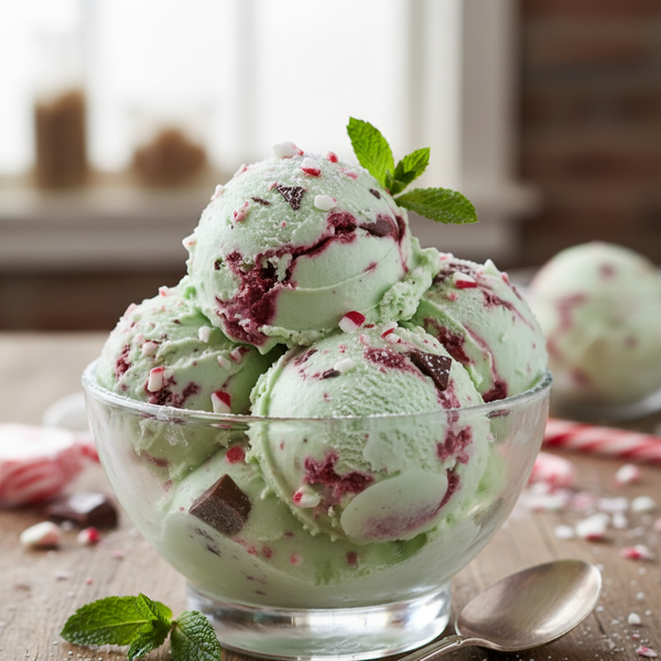 Creamy Peppermint Delight Ice Cream recipe