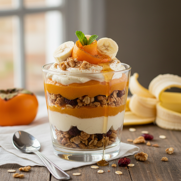 Creamy Persimmon-Banana Delight recipe