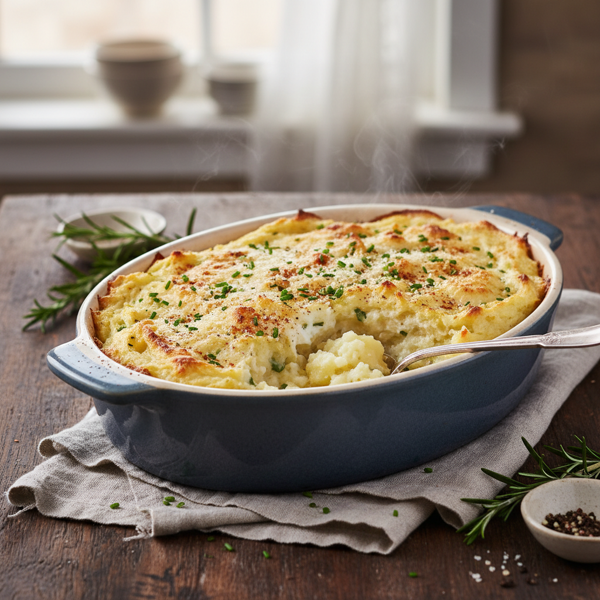 Creamy Philadelphia-Style Mashed Potato Bake recipe