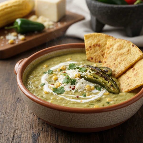 Creamy Poblano & Cheese Bliss recipe
