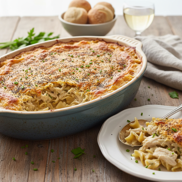 Creamy Poppy Seed Chicken Bake recipe