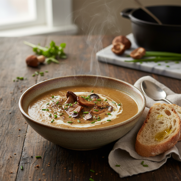 Creamy Porcini Mushroom Soup recipe