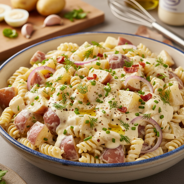 Creamy Potato and Pasta Salad Dressing recipe
