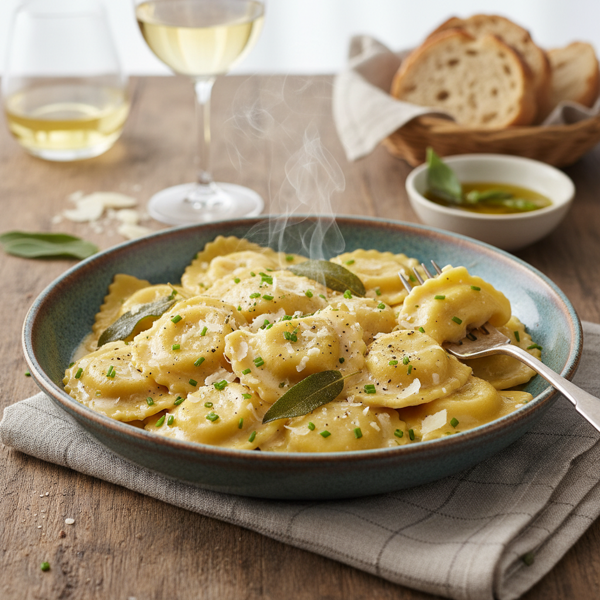 Creamy Potato and Ricotta Ravioli Delight recipe