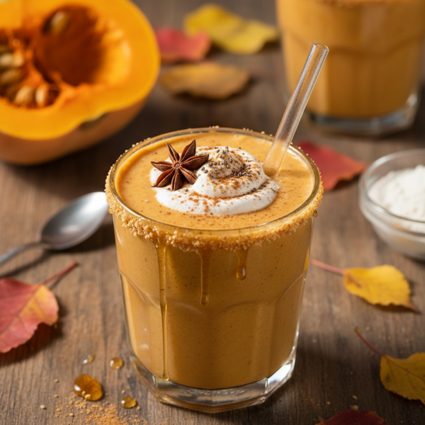 Creamy Pumpkin Protein Smoothie recipe