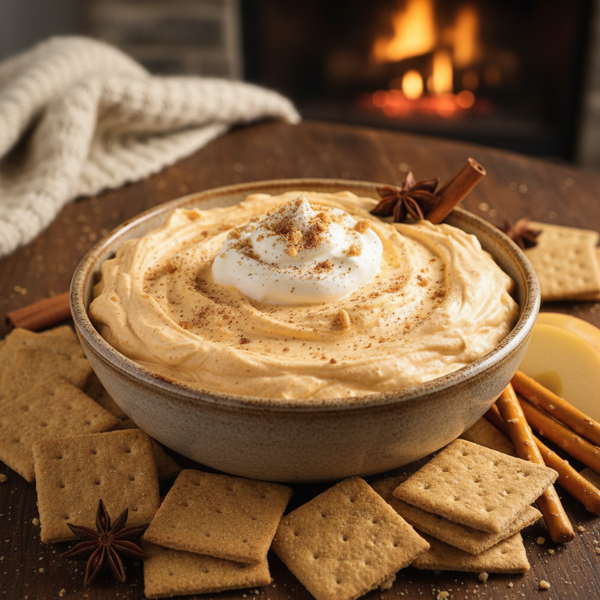 Creamy Pumpkin Spice Fluff Dip recipe