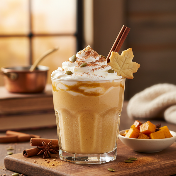 Creamy Pumpkin Spice Smoothie recipe
