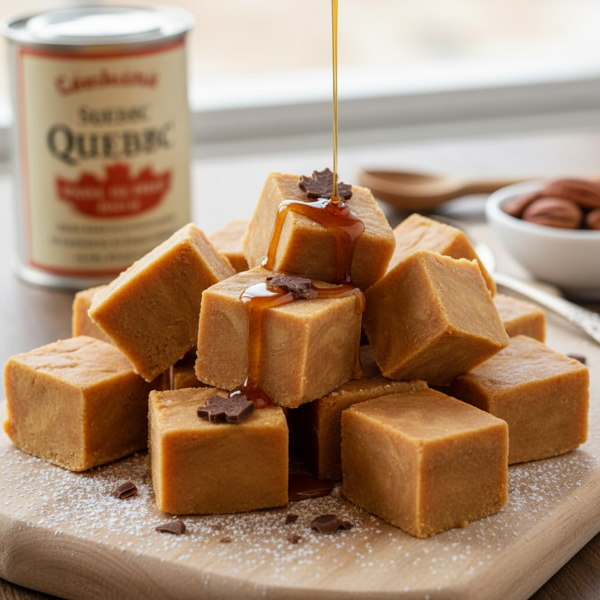 Creamy Quebec Maple Fudge