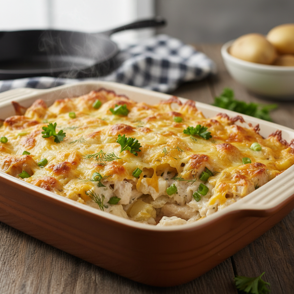 Creamy Ranch Chicken and Potato Casserole recipe