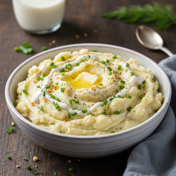 Creamy Ranch Flavored Mashed Potatoes recipe