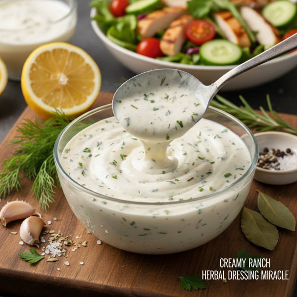 Creamy Ranch Herbal Dressing Miracle recipe