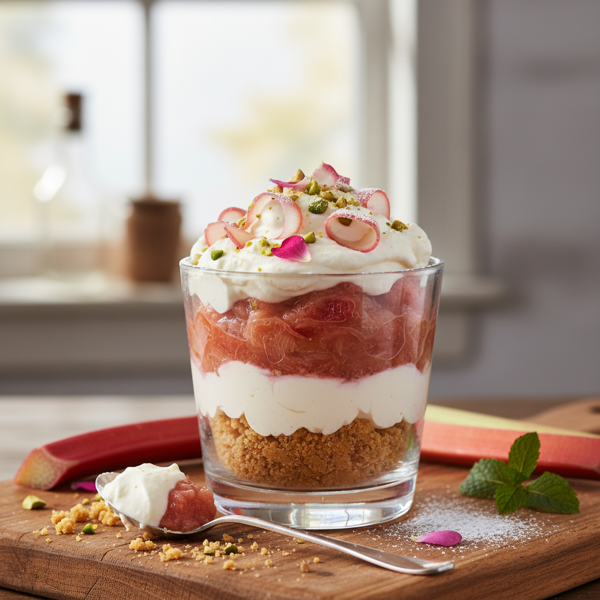 Creamy Rhubarb Delight recipe
