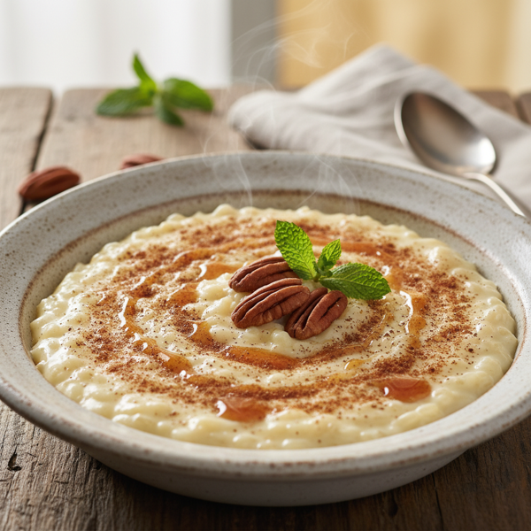 Creamy Rice Custard Delight recipe