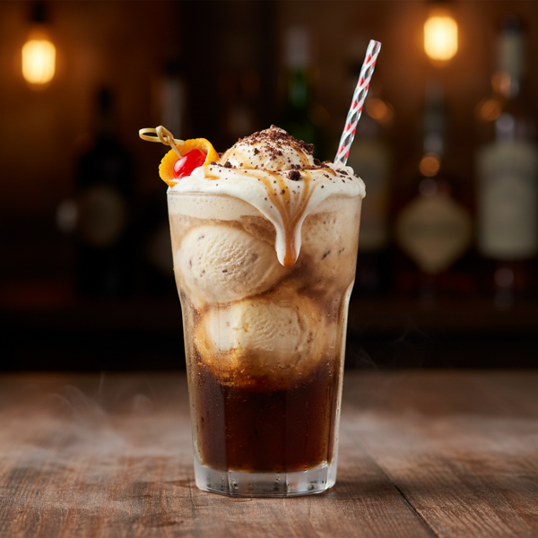 Creamy Root Beer Float Cocktail recipe