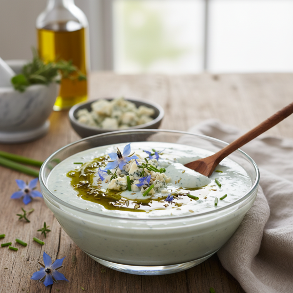 Creamy Roquefort Dressing with Infused Flavor recipe