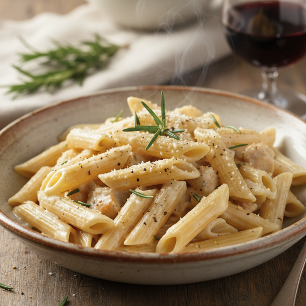 Creamy Rosemary Penne Delight recipe
