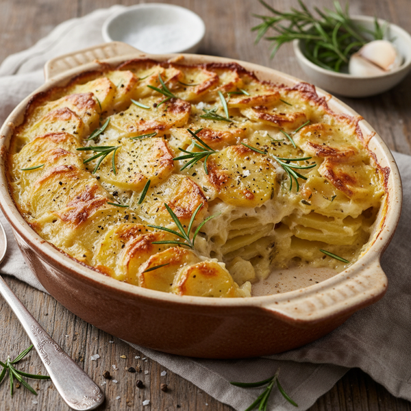 Creamy Rosemary Potato Casserole recipe