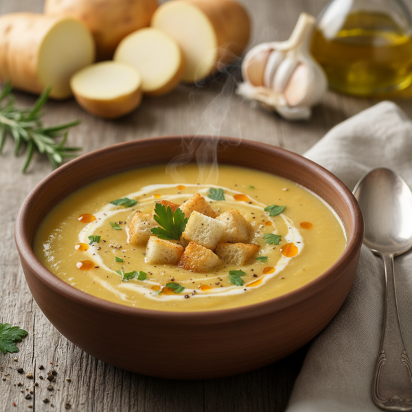Creamy Rutabaga Delight Soup recipe