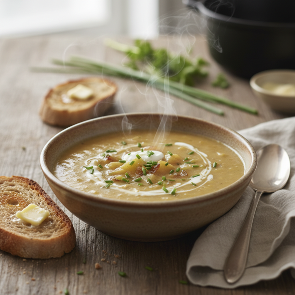 Creamy Rutabaga and Onion Soup recipe