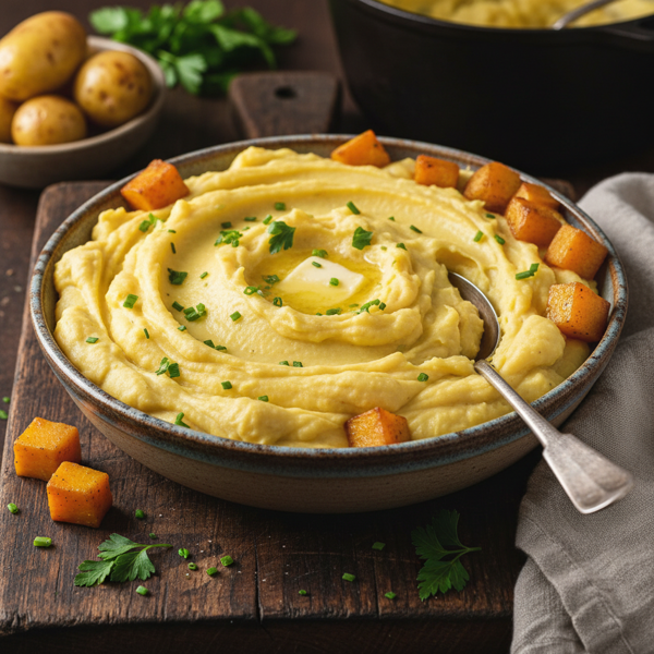 Creamy Rutabaga and Potato Mash recipe
