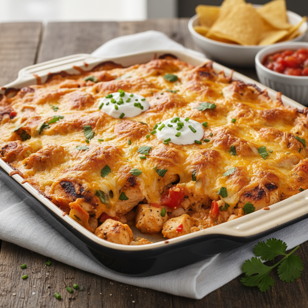 Creamy Salsa Cheddar Chicken Delight recipe