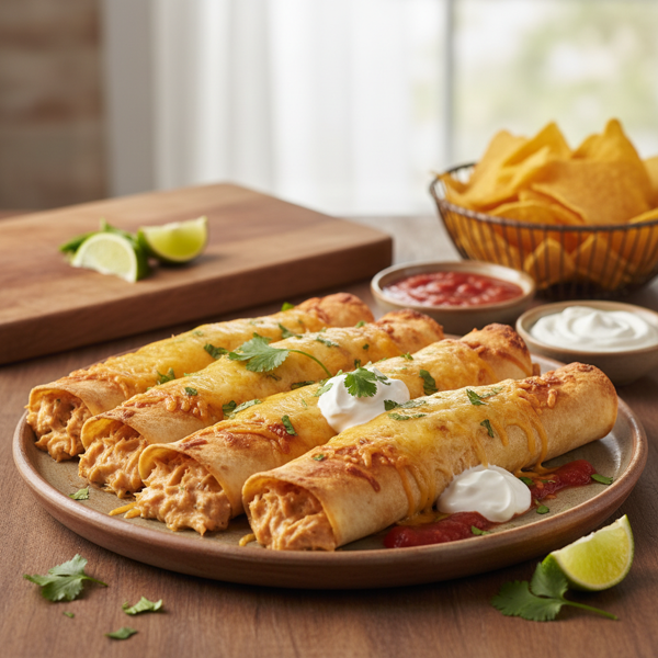 Creamy Salsa Chicken Roll-Ups recipe