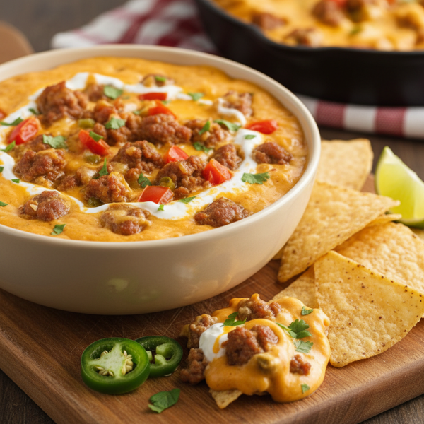Creamy Sausage & Rotel Dip recipe