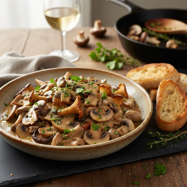 Creamy Savory Mushroom Delight recipe