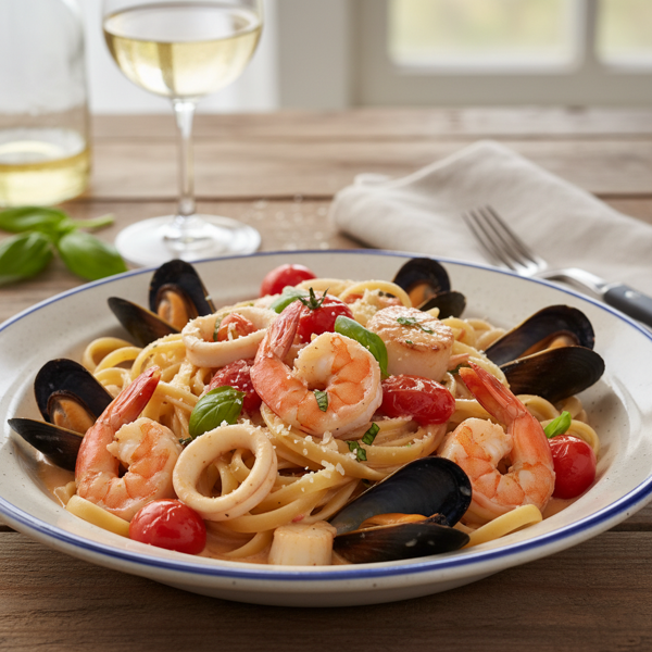 Creamy Seafood Portofino Delight recipe