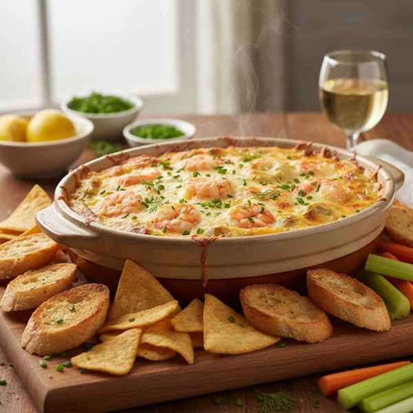 Creamy Shrimp and Artichoke Dip Delight recipe