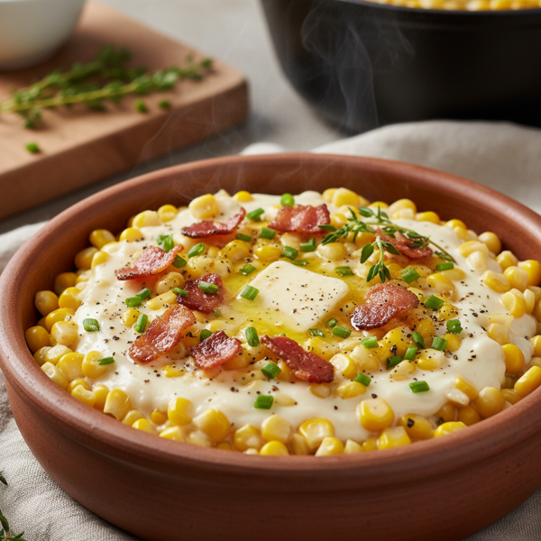 Creamy Slow-Cooked Corn Delight recipe