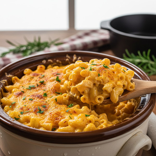 Creamy Slow Cooker Macaroni and Cheese recipe