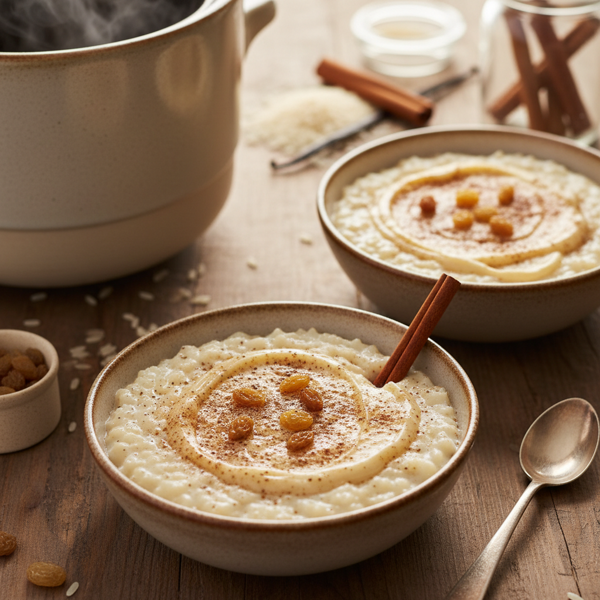 Creamy Slow Cooker Rice Pudding Delight recipe