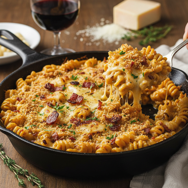 Creamy Smoked Gouda Pasta Bake recipe