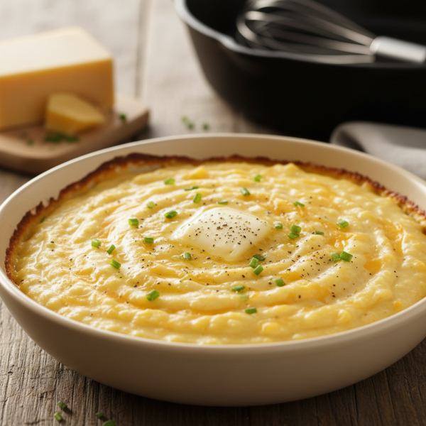 Creamy Southern Cheddar Grits recipe