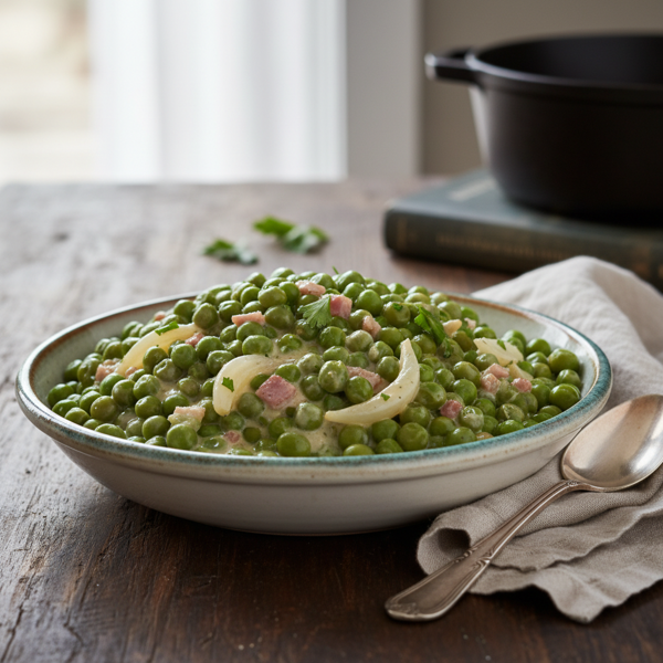 Creamy Southern Sweet Peas recipe