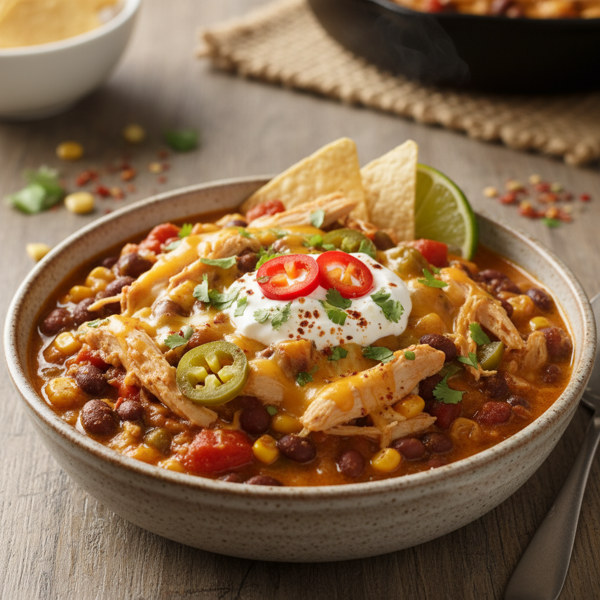 Creamy Southwest Chicken Chili recipe