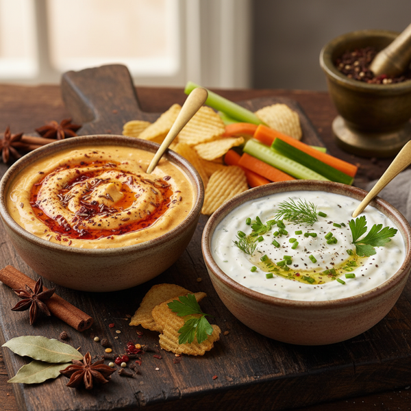 Creamy Spiced Ranch Dip Duo recipe