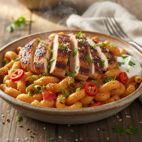 Creamy Spicy Cajun Chicken Pasta recipe