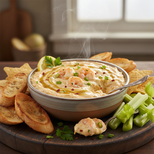 Creamy Spicy Shrimp Dip with Dijon recipe