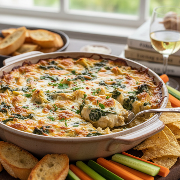 Creamy Spinach Artichoke Bliss Dip recipe
