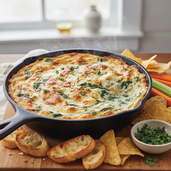 Creamy Spinach Artichoke Dip recipe