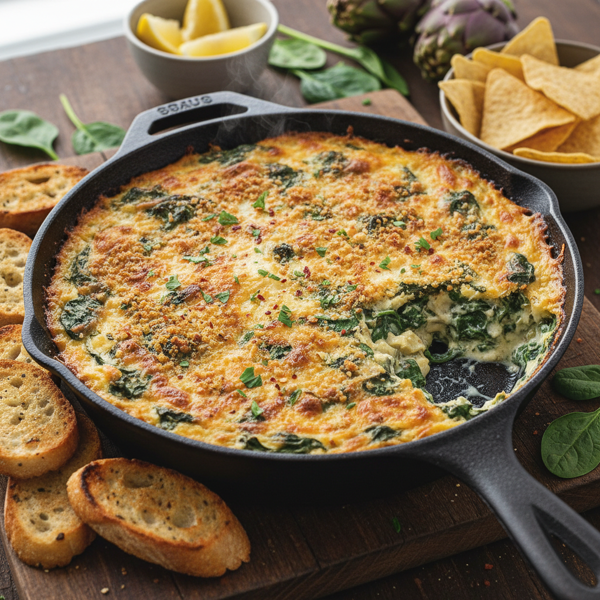 Creamy Spinach Artichoke Masterpiece recipe