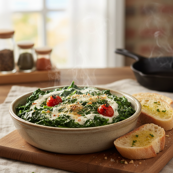 Creamy Spinach Extravaganza recipe