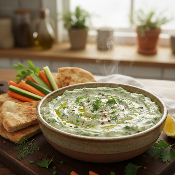 Creamy Spinach & Herb Delight Dip recipe